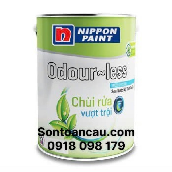 Sơn Nippon Odour-Less Chùi Rửa Vượt Trội Trắng