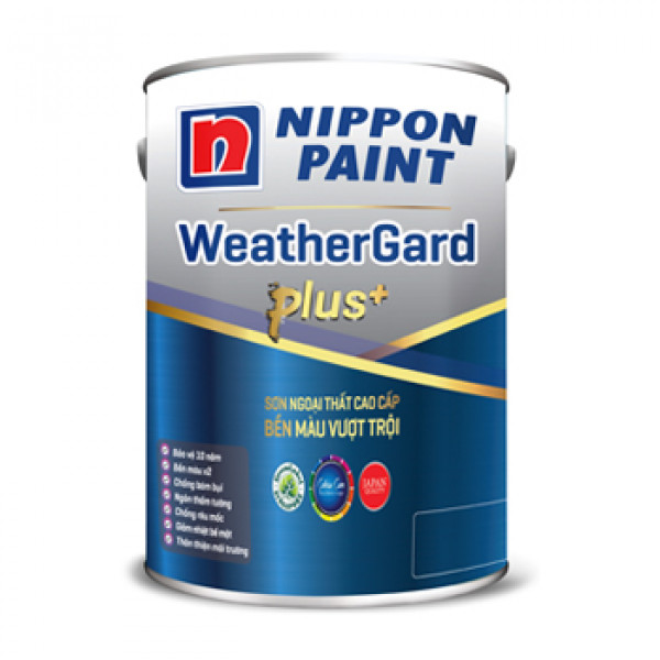 Sơn Nippon WeatherGard Plus+ Trắng