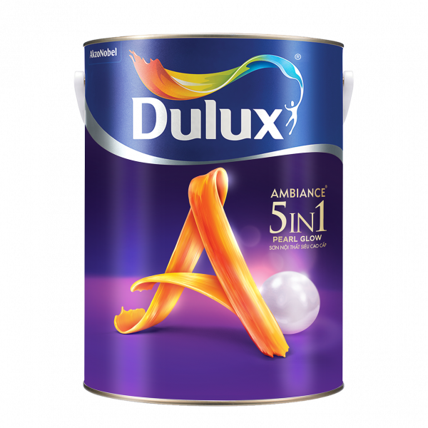 Dulux Ambiance 5in1 Pearl Glow Trắng Bóng Mờ 