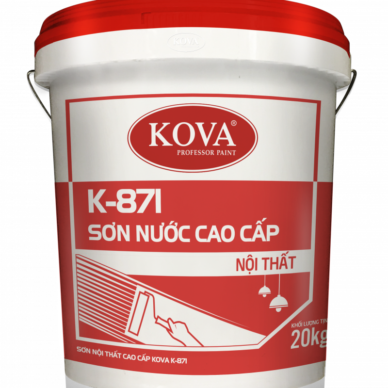 KOVA K-871 là một sản phẩm sơn nước cao cấp với nhiều ưu điểm vượt trội. Ngoài khả năng bảo vệ và trang trí cho bề mặt, sản phẩm còn có khả năng chống thấm, chống mốc và dễ dàng vệ sinh. Hãy click ngay để khám phá những ứng dụng thông minh của KOVA K-871.