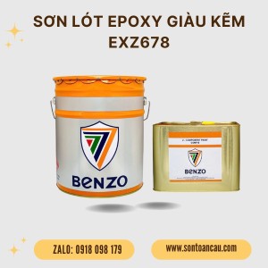 Sơn lót Epoxy giàu kẽm EXZ678 17.5L - Màu xám