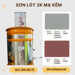 Sơn lót mạ kẽm 2K 17.5L Màu đỏ