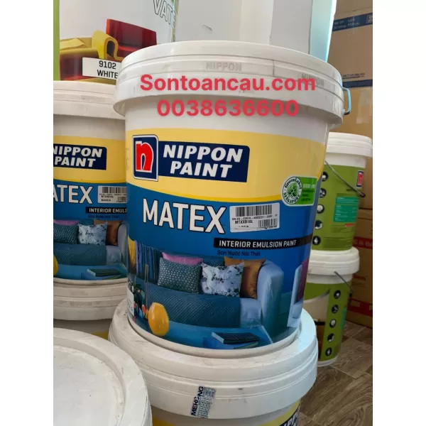 Sơn nội thất Nippon Matex Màu nhạt