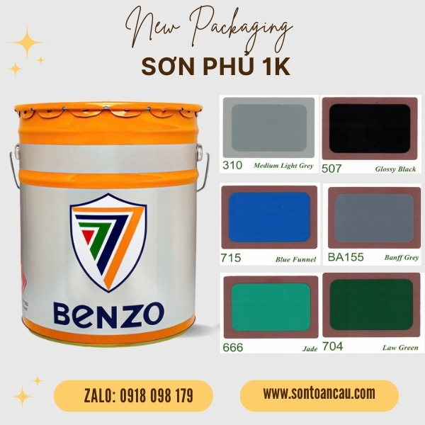 Sơn phủ sắt mạ kẽm 1K 17.5L - K322